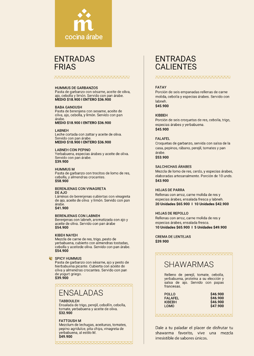 Menu M Cocina Arabe Bogota-3